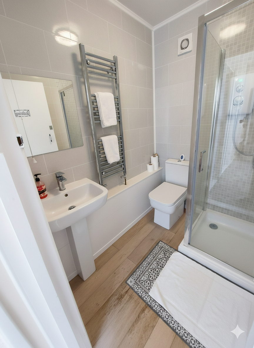 Shared Double bathroom